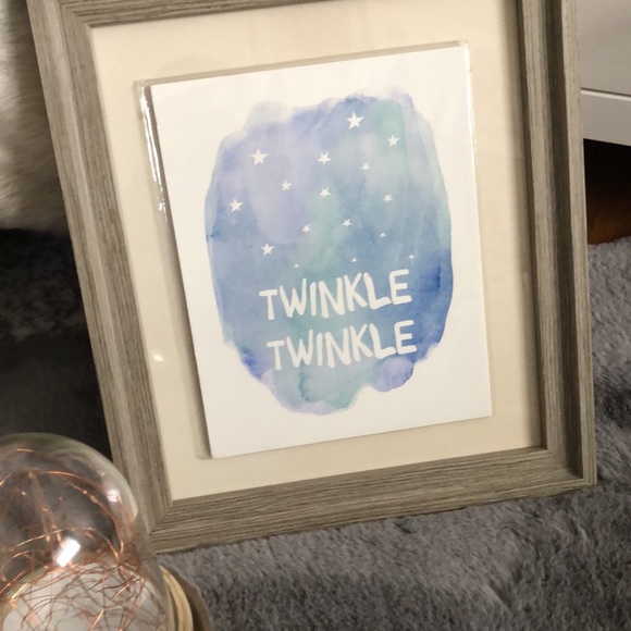 🆕Art Print | Amy Hall  | 8x10 Frame Insert | Twinkle Baby Room | Star Print - Picture 1 of 6